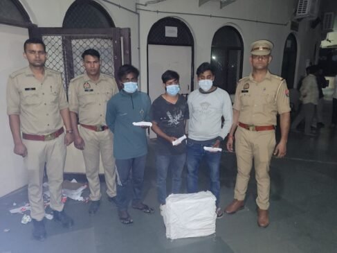 Noida मोबाइल टावरों से RRU चोरी करने वाले 3 शातिर चोर गिरफ्तार